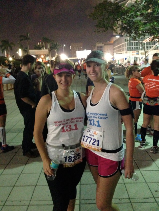 Jussi and I before the race. 