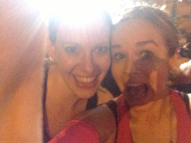 Our let's wake up at 3:30am to go run 13.1 miles faces! We make good decisions!