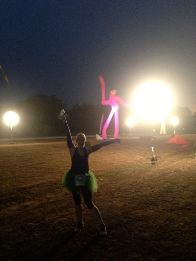 Christine doing the dance of her people