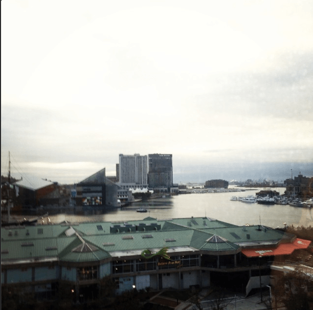 View from Hyatt Regency on Light Street