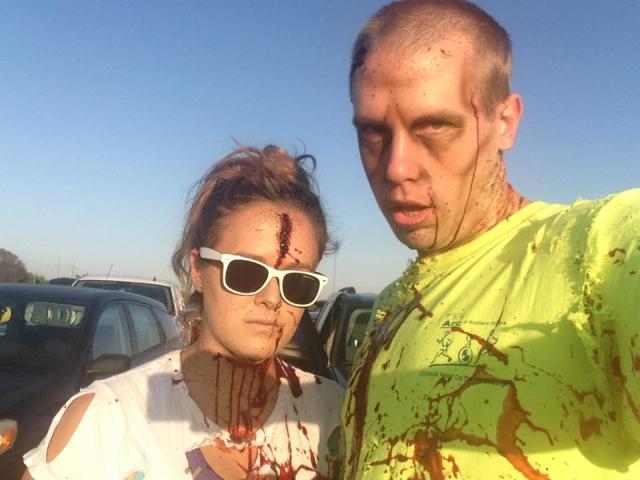 Marriage was obviously treating us well. 