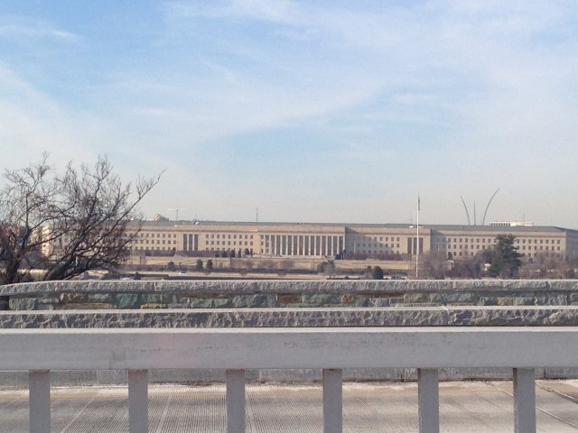 Pentagon on the left