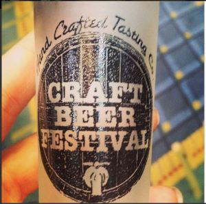 Samples were given out in shot glasses. With no restriction to the amount you could have.... 