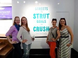 Wait on line for an official photo op. Nah, we'll make our own! 