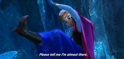 Almost done! Bridges mean it's almost over... right?